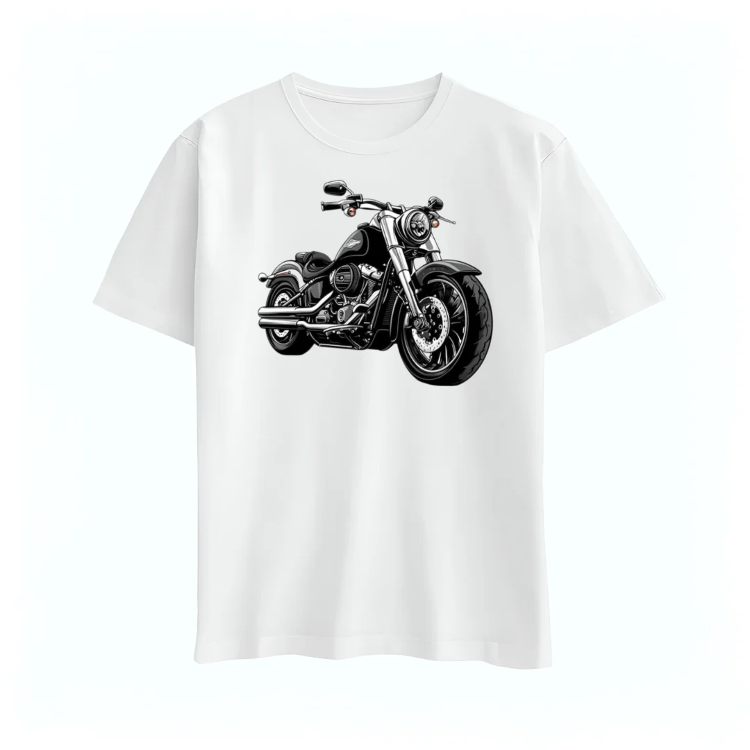 Dark Chopper Premium T-shirt %100 Pamuk Yarım Oversize